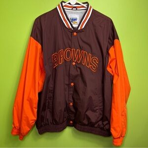Cleveland Browns vintage official fan sportswear jacket size XL great condition